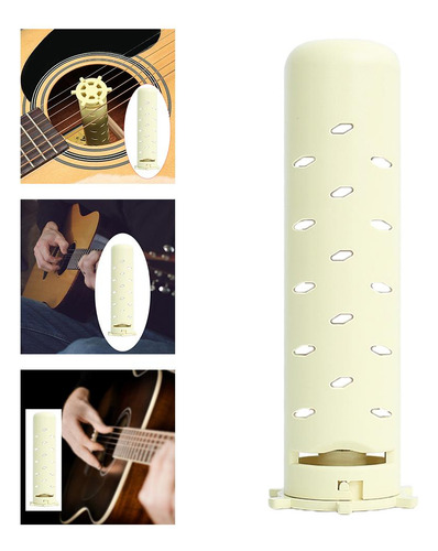 Guitarra Acústica Duradera Agujeros De Sonido Amarillo