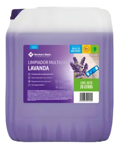 Limpiador Multiusos Member's Mark Aroma Lavanda 20 L
