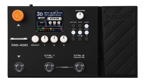 Pedal de efecto NUX Modeling Guitar & Bass Processor MG-400  negro