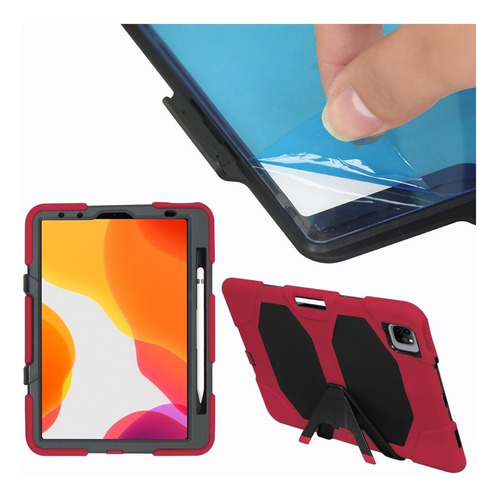 Funda Rígida Para Tablet Slim Company Ip 10.9/2020 Color Rojo