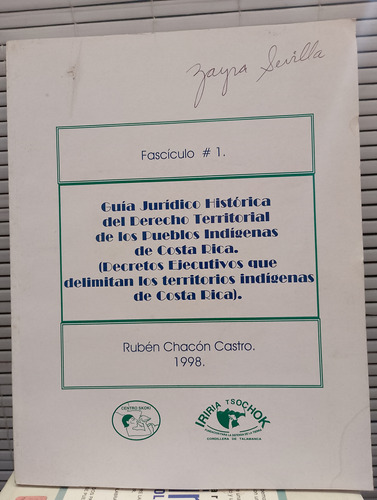 Guía Jurídico Histórica Derecho Territorial Pueblo Indígena