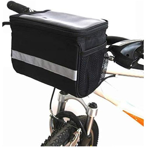 Cesta De Bicicleta De 3.5 Litros - Bolsa De Manillar De...