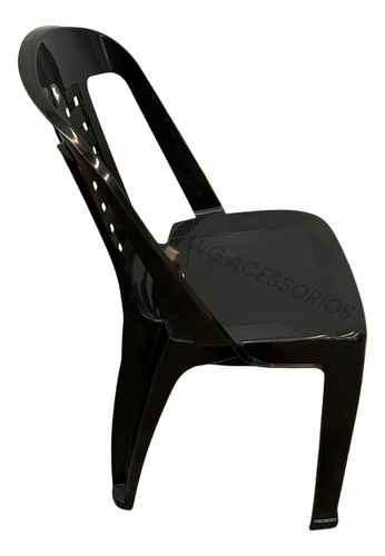 Kit Com 2 Cadeiras Com Encosto Modelo Bistro De Plastico