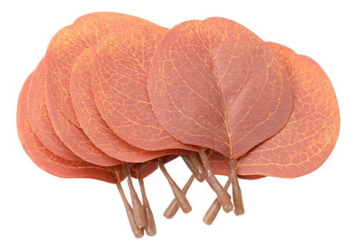 50pcs Hojas De Eucalitto Artificial Follaje Para Café