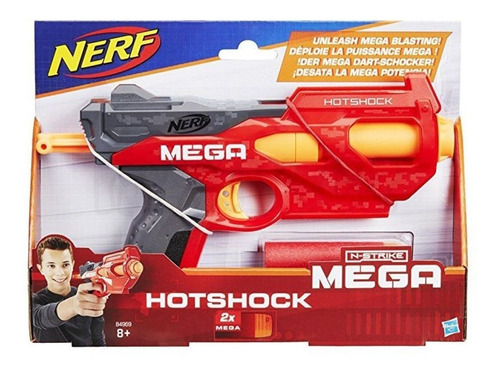 Hasbro Nerf N-strike Mega Hotshock, Rojo 1 Tiro