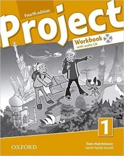 Project  1 -  Workbook With  &  Practice - 4, De Hutchinson, Tom. Editorial Oxford, Tapa Blanda En Inglés