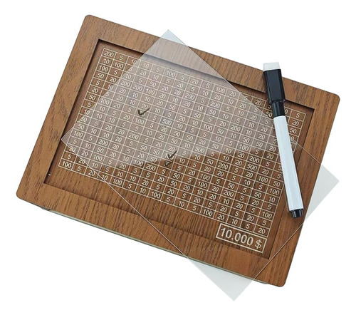 Caja De Madera For Ahorrar Dinero, Caja De Ahorro De 10 000