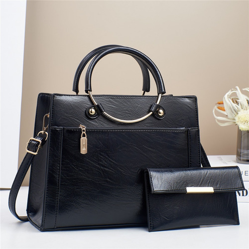 Set 2 Bolsas Mujer Moda Dama Crossbody Cosmetiquera Cartera