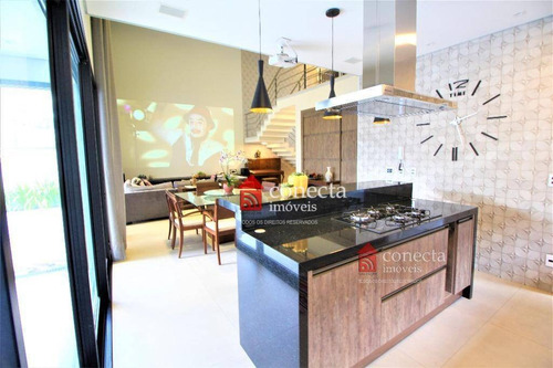 Imagem 16 de 30 de Casa Com 3 Dormitórios À Venda, 327 M² Por R$ 2.350.000,00 - Condomínio Athenas - Paulínia/sp - Ca1032
