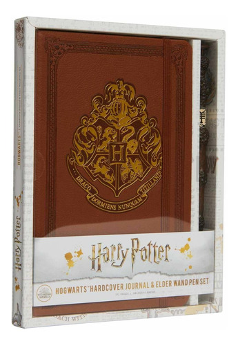 Harry Potter: Hogwarts Hardcover Journal And Elder Wand Pen