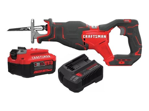 Craftsman Sierra Sable Recíproca Brushless+ Bateria 4a+ Carg