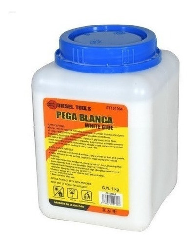 Pega Blanca Cola Blanca 1kg Para Madera Diesel Tools