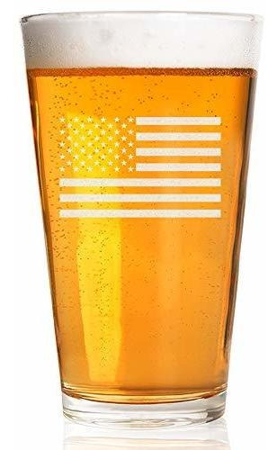 Vaso Bandera Ee.uu. | 16oz | Calidad Restaurante