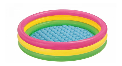 Pileta Inflable Niños Intex Sunset Glow 114cm X 25cm 136l 