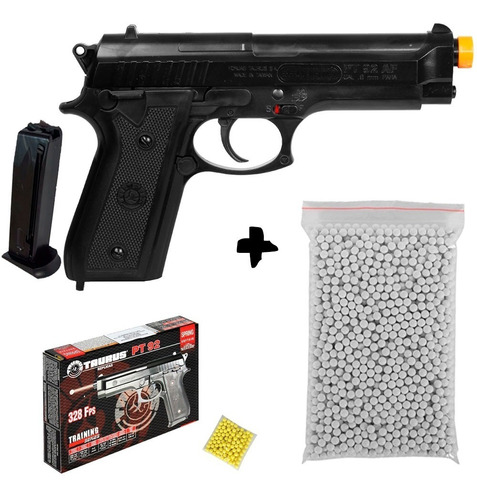 Pistola Airsoft Taurus Pt92 Cybergun Spring 6mm + Bbs