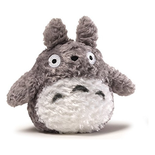 Peluche Totoro Esponjoso Gris, 6 Pulgadas