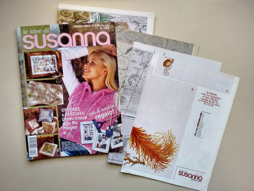 Revista Importada Espanhol Susanna 183 Ponto Croce B940