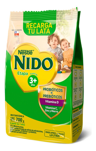 Leche Nido Etapa 3+ Bolsa 700mg