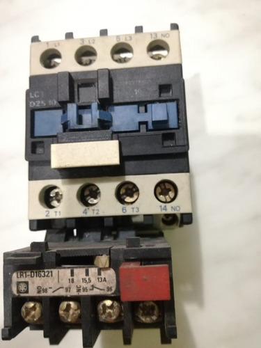 Contactor Telemecanique Lc1d25, 110 V Bobina Y Rele Termico