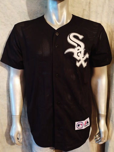 Camisa Negra - Marca Majestic - Chicago White Sox