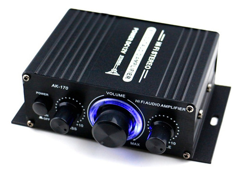 Z Ak170 12 V Mini Amplificador De Potencia De Audio Digital