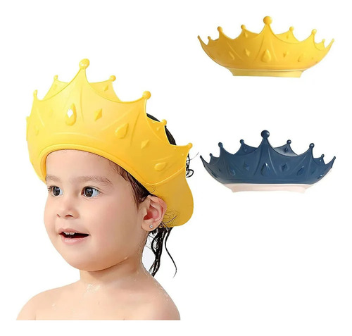 Gorro De Ducha Ajustable Para Proteger Los Ojos Del Bebé*2ud