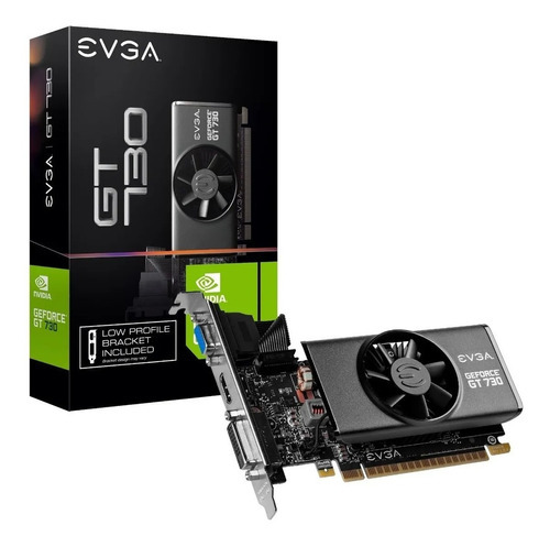 Placa De Video Evga Geforce Gt 730 2gb Gddr5 Vga Dvi Hdmi