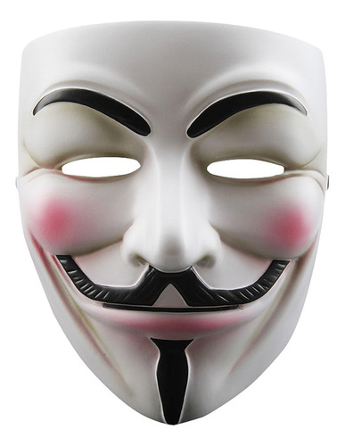 Máscara De Cosplay De Resina De Anonymous Guy Fawkes, Acces