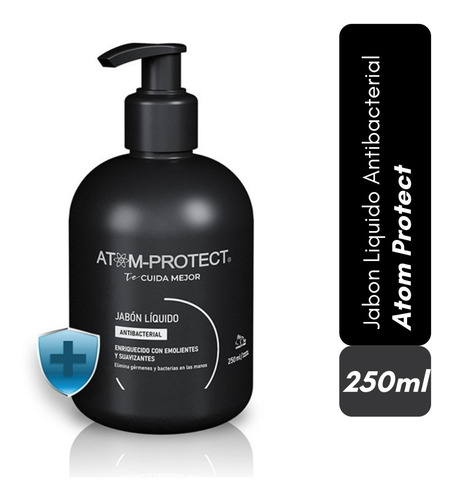 Jabón Líquido Antibacterial  Atomprotect X250 Ml