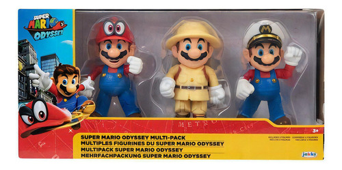 Super Mario Odyssey Multi Pack Figuras Originales Jakks
