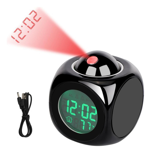 Reloj Digital Multifuncional Para Pantalla De Proyección