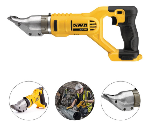 Tesoura Para Chapa 18g 20v Max Li-on Sem Bat. Dcs491b Dewalt