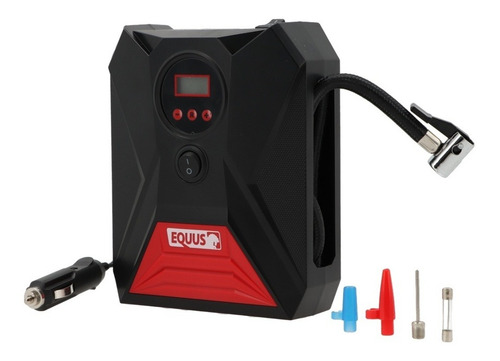 Imagen 2 de 6 de Compresor Inflador De Neumáticos Digital 12v C/luz Equus