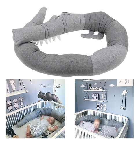 Imagen 5 de 6 de Almohada Protectora A Prueba De Golpes Para Cuna De Bebés