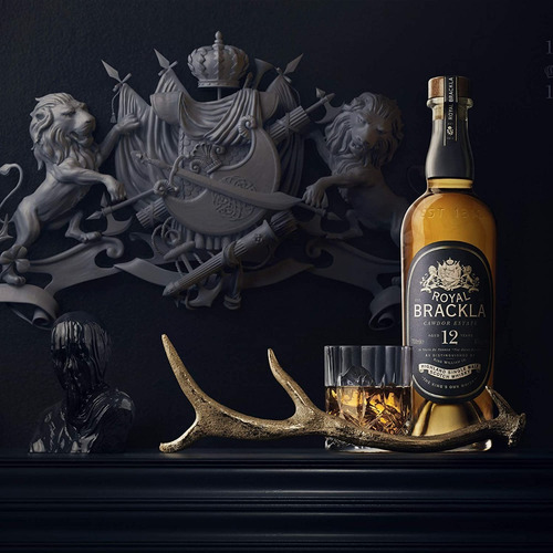 Imagen 2 de 6 de Whisky Royal Brackla 12 Años Single Malt 1 Litro En Estuche