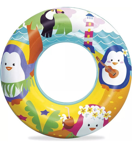  Salvavidas Inflable Aventuras Del Mar Bestway 51 Cm