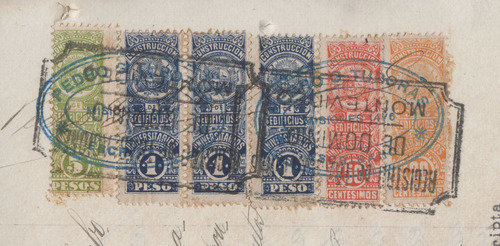 1920 Montevideo Recibo Venta Propiedad Timbres Construccion