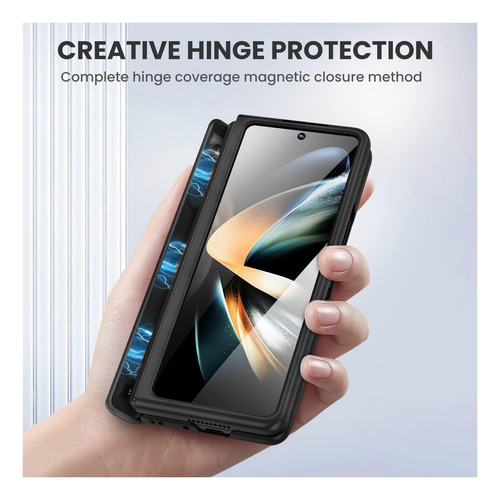 Ruky Para Samsung Galaxy Z Fold 4 Funda Con Protección De De