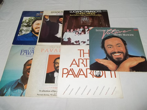 Lp Vinil - Luciano Pavarotti - 7discos Tenor