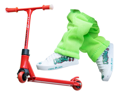 Con Finger Scooter, Pantalones Para Dedos, Zapatos Para Niño