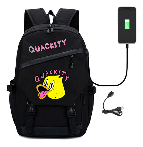 W Mochila Quackity De Internet Celebrity Blogger Para Hombre