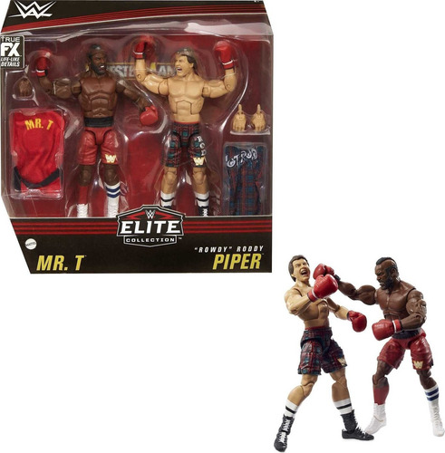 Figura De Acción Wwe Elite Collection  Juego De 2  De Mr Fgc