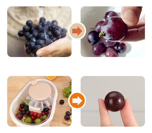 Depurador Portátil De Frutas Con Tapa, Limpiador De Frutas,