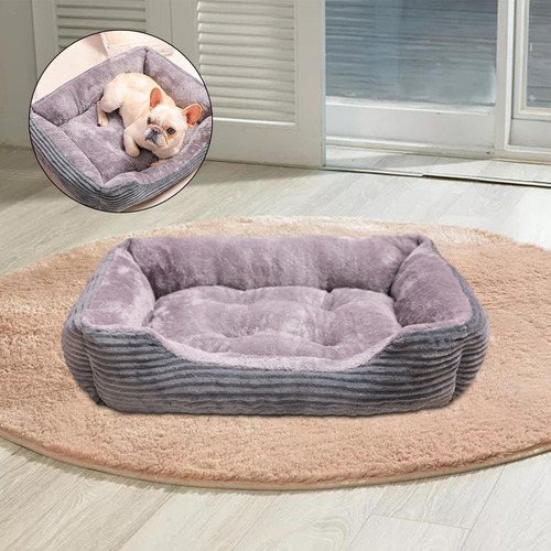 Cama Para Mascotas Rectángulo De Felpa Para Perros S