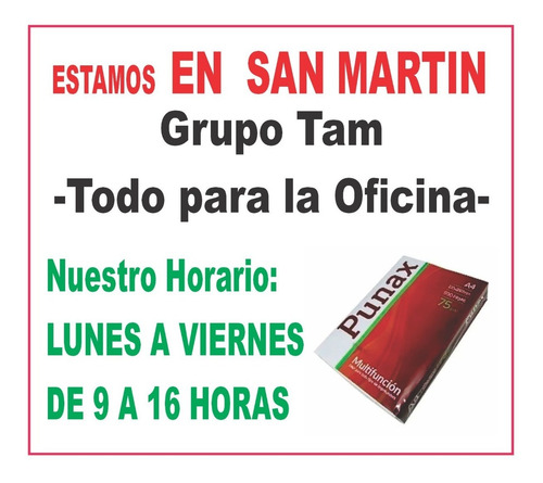 Imagen 3 de 5 de Resma Punax A4 75 Gramos Ledesma 500 Hojas