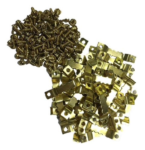 50pcs Colgador Imagen Diente De Colgar Perchas Doble Agujero