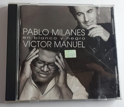 Pablo Milanés Y Victor Manuel Cd En Blanco Y Negro