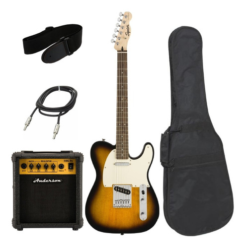 Combo Guitarra Squier Telecaster Bullet + Amplificador 10w