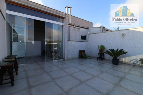 Imagem 13 de 30 de Cobertura Tipo Sem Condomínio Com 2 Dormitórios À Venda, 43 M² Por R$ 320.000 - Jardim Do Estádio - Santo André/sp - Co0109