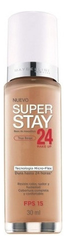 Base de maquillaje en cremoso Maybelline Super Stay Super Stay 24hs tono true beige - 30mL
